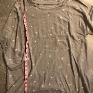 Star patterned Sonoma 3/4 sleeve sweater top